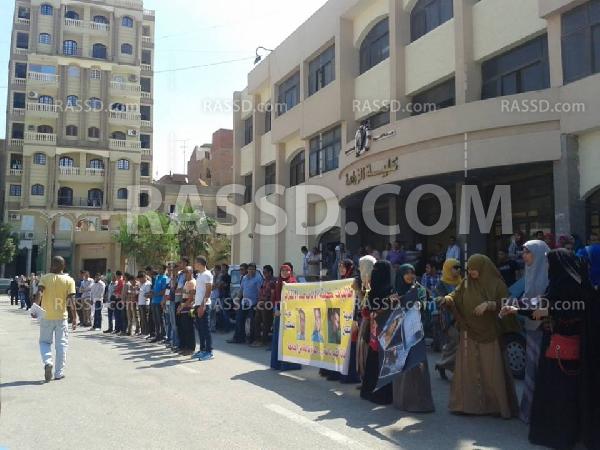 انتفاضة جامعة الفيوم ضد الانقلاب للأسبوع الثاني علي التوالي