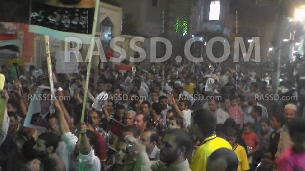 مسيرة بكرادسة ضد المساومة بالزيت والسكر