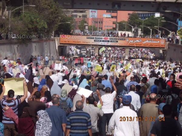 “هيستيريا” الغاز تصيب الانقلابيين بالجيزة في فض التظاهرات