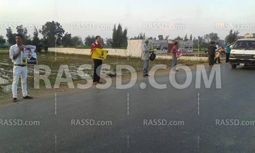 سلسلة بشرية في كفر الشيخ للمطالبة بالقصاص للشهداء