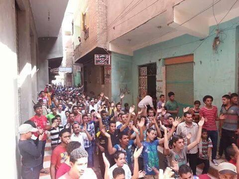 مسيرة لـ”شباب ضد الانقلاب” بمنيا القمح تندد بتردى أحوال البلاد