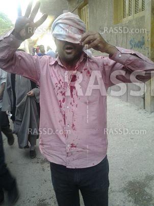 الجيش يعتدي على رافضي الانقلاب ببني سويف..والمتظاهرون: مكملين