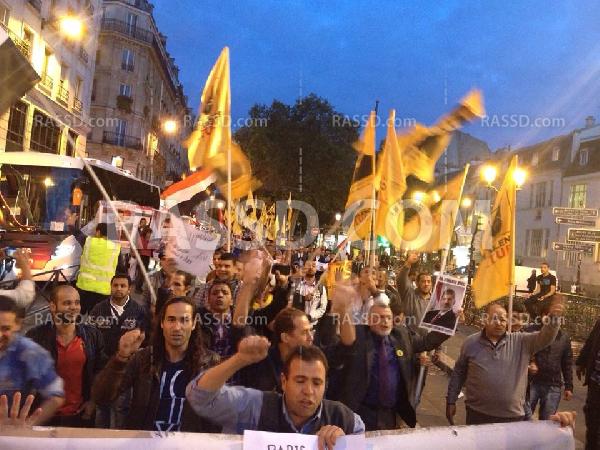 صور|مسيرة مناهضة للانقلاب العسكري في فرنسا