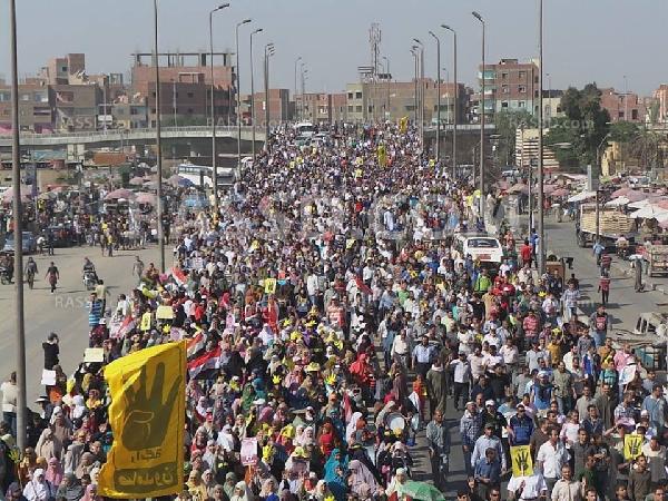 5 شهداء و30 مصاب من رافضي الانقلاب ببني سويف