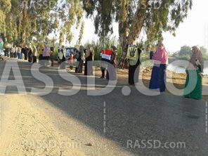 مسيرة في السنطة غربية تندد بالإفراج عن المعتقلين