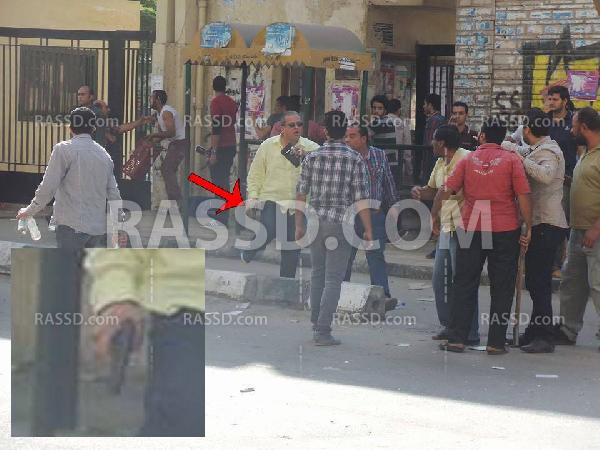 بلطجية المنصورة يعتدون على الطلاب في حماية مدير الأمن