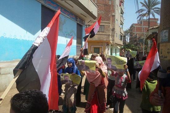 مسيرات حاشدة بالمنيا فى أسبوع “الطلاب فرسان الثورة”