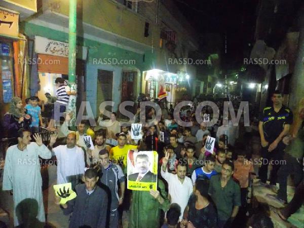 مسيرة ليلية بالمنصورية احتجاجًا علي اعتقال الطلاب