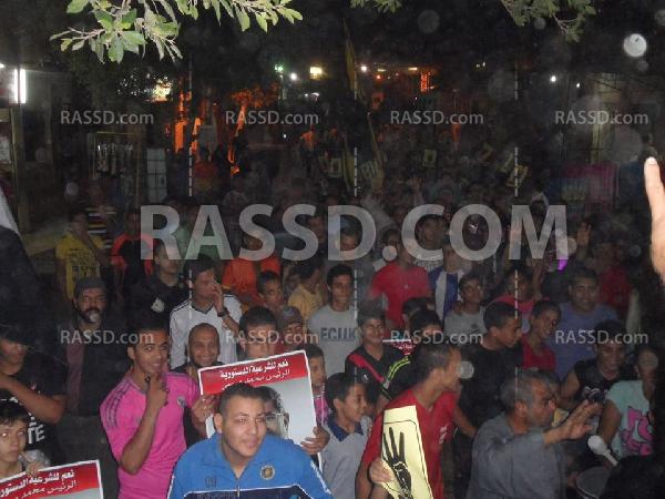 الحوامدية تواصل تظاهرها ضد الانقلاب