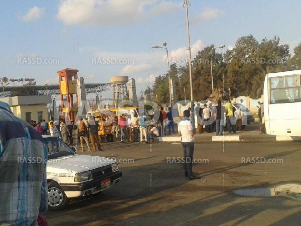 تكدس مروري بمدخل‫ “‏بورسعيد”‬ بسبب “الرسوة”