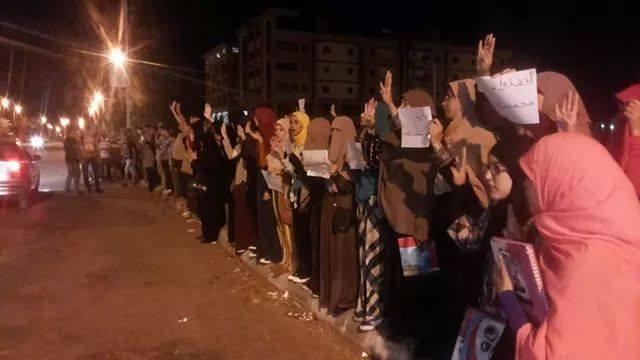 وقفة مطالبة بالإفراج عن “سلطان” في دمياط