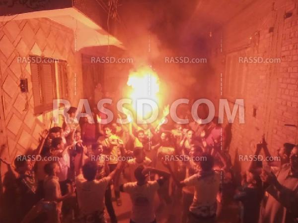 أولتراس ناهيا يشارك في تظاهرة ليلية بالجيزة