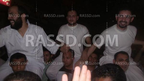 مسيرة في المنصورية فجر اليوم احتفالًا بخروج 3 معتقلين