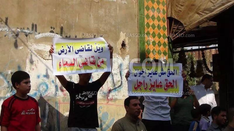 أهالي كفر طحا بالقليوبية: “الحق مش عايز إخوان الحق عايز راجل”