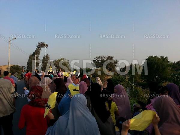 مسيرتان بكفرالشيخ تحت شعار “نصرةً للأقصى”