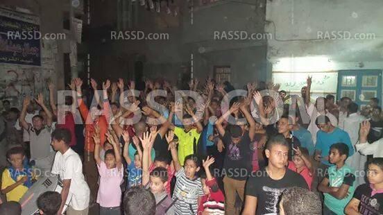 مسيرة ليلية في “الإبراهيمة” بالشرقية تنديدًا بالانقلاب