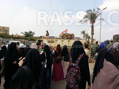 فتيات الأزهر تستقبلن العام الدراسي بمسيرات لرفض الانقلاب