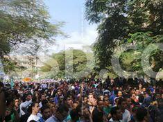 تظاهرة حاشدة بعين شمس رغم الحصار الأمني