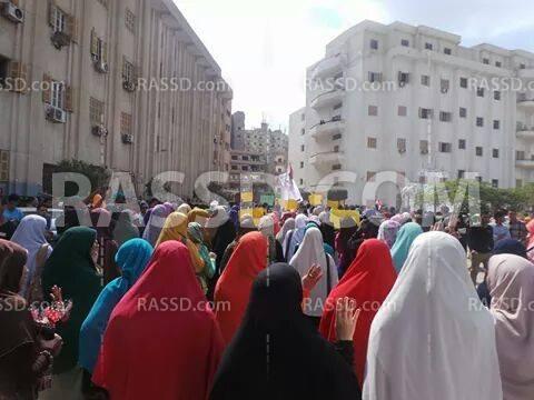 الأمن النسائي يعتدي على طالبات أزهر بورسعيد