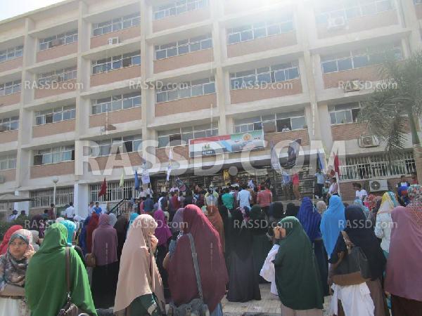 أمن الانقلاب يقتحم جامعة “المنيا” بالغاز والخرطوش