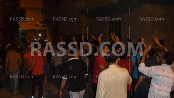 مسيرة ليلية منددة بالانقلاب بالقليوبية