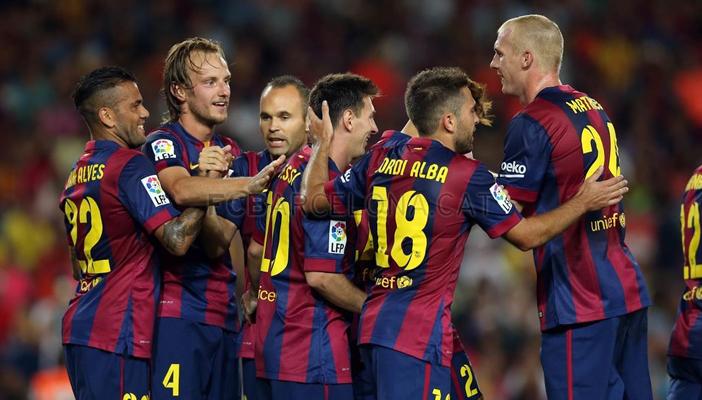 بالفيديو.. راكيتيتش يقود برشلونة للفوز على باتي بوريسوف