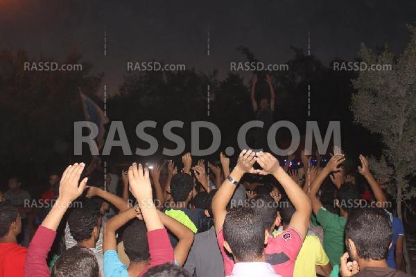 صور | أولتراس نهضاوي يتظاهر بـ”القليوبية” تنديدًا بالانقلاب