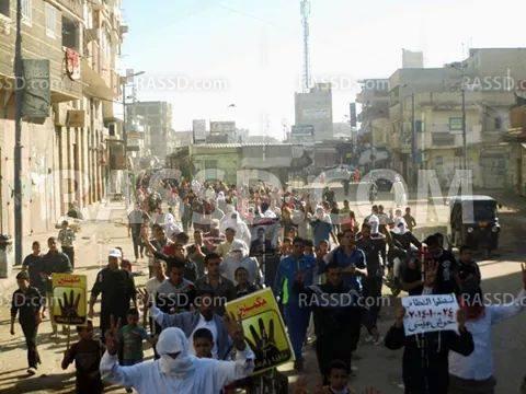 مسيرة في حوش عيسى بالبحيرة تنديدًا بتردي الأوضاع الاقتصادية