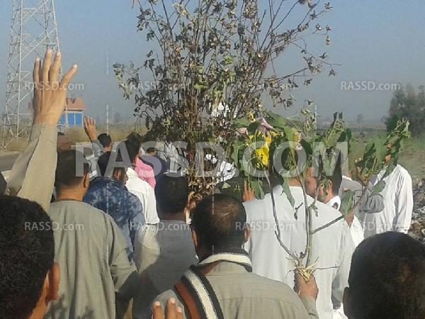 مسيرة صباحية بالرياض بكفر الشيخ تنديدا بسوء الأحوال المعيشية