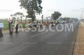 سلسلة بشرية في أجا دقهلية رفضًا لحكم العسكر