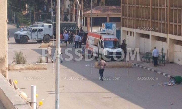 أمن الانقلاب يقتحم جامعة المنصورة ويطلق الغاز على الطلاب