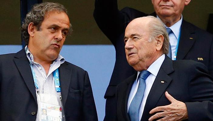 بلاتر يهاجم بلاتيني بسبب رئاسة “الفيفا”