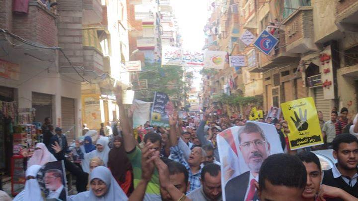 أهالي الحضرة في الإسكندرية يتظاهرون رفضًا لتهجير أهالي سيناء