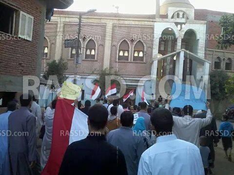 صور| أهالي “منوف” ينددون بتهجير أهالي سيناء