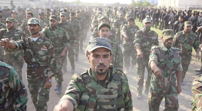 فيديو| الجيش العراقي يمارس طقوسًا شيعية قبل مواجهة “داعش”