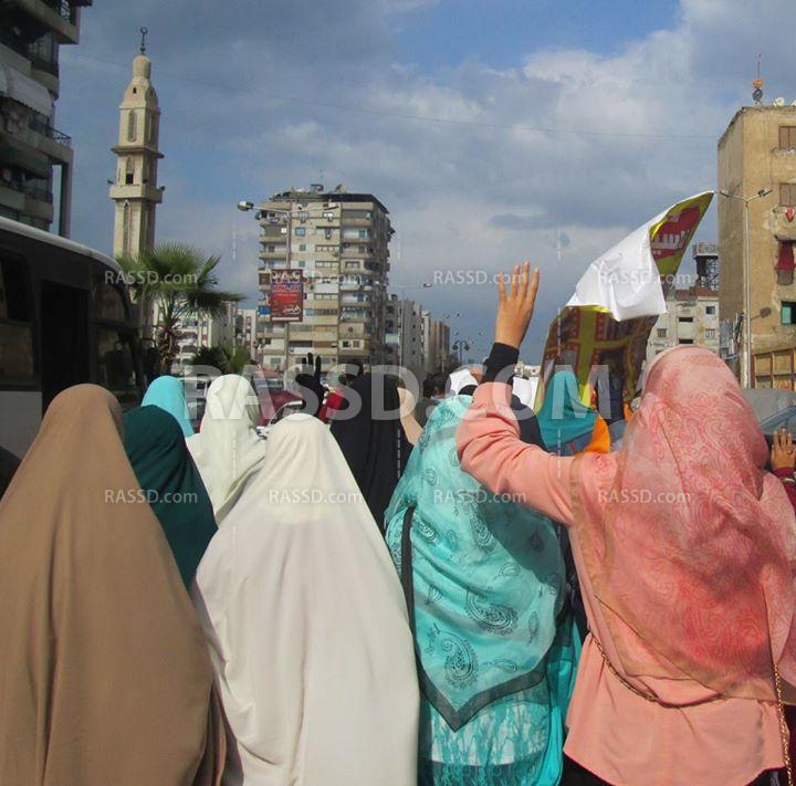 مسيرة لطلاب ضد الانقلاب في جامعة بورسعيد للإفراج عن المعتقلين