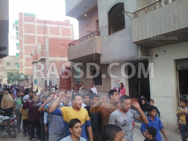 صور| تظاهرة في القرين بالشرقية تنديدًا بغلاء الأسعار