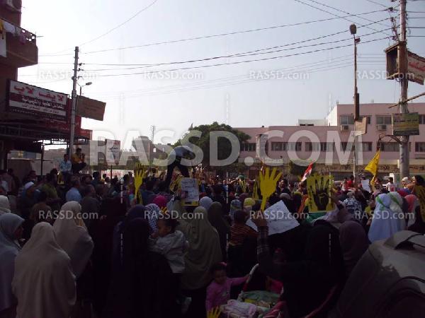 وقفة للتحالف الوطني أمام مجلس مدينة الخانكة