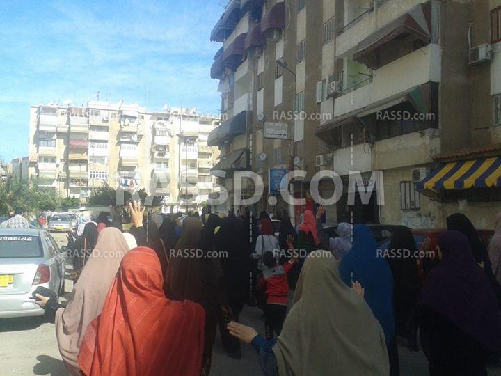 مسيرة صباحية مناهضة لحكم العسكر لتحالف دعم الشرعية ببورسعيد