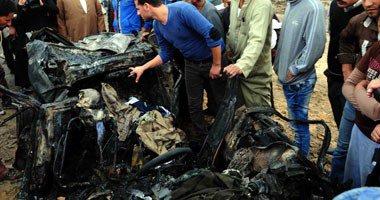 تسلم أهالي حادث أتوبيس البحيرة  12 جثة متفحمة