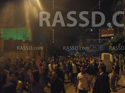 أمن الانقلاب يفض مسيرة أنصار الشرعية في المنصورة بالغاز