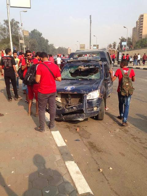 اشتباكات بين الألتراس والأمن في محيط استاد المقاولون