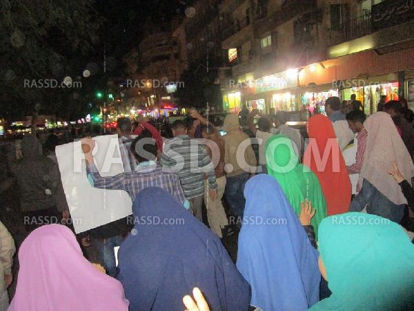 تظاهرة ليلية بالفيوم للتنديد بتهجير أهالي سيناء