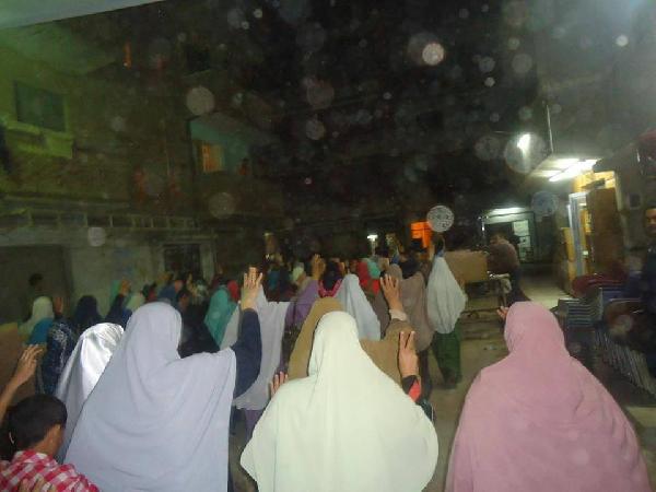 صور| مسيرة حاشدة في كفر الدوار تندد بجرائم العسكر