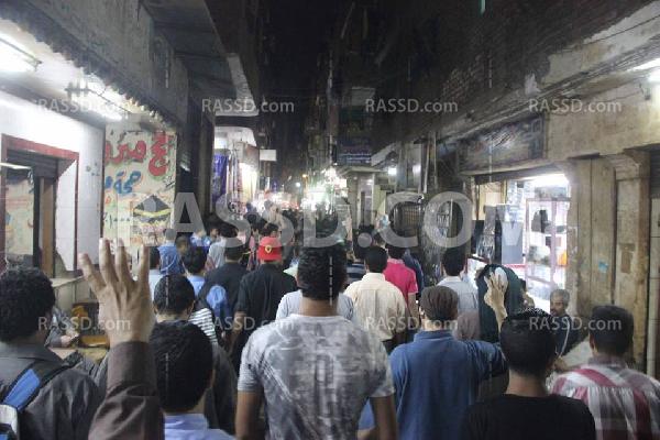 صور| مسيرة مناهضة للانقلاب في الوراق بالجيزة