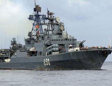 وصول سفينة عسكرية روسية للأسكندرية