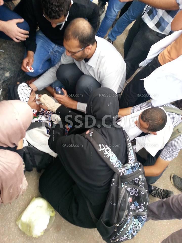 وقوع إصابات بين طلاب المنصورة من هجمات الداخلية