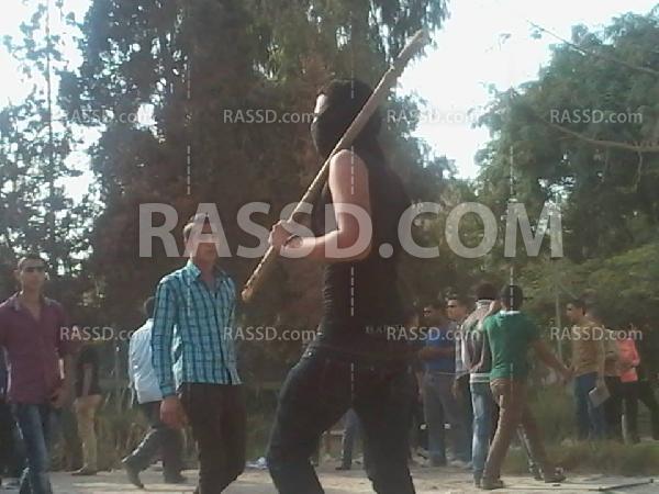 بالصور..جامعة الزقازيق ساحات للبلطجة والتخريب