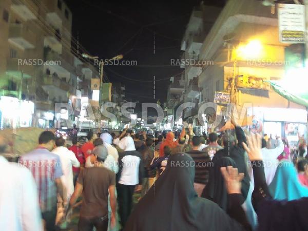 مسيرة ليلية بـ”سمالوط” تندد بالوضع الاقتصادي