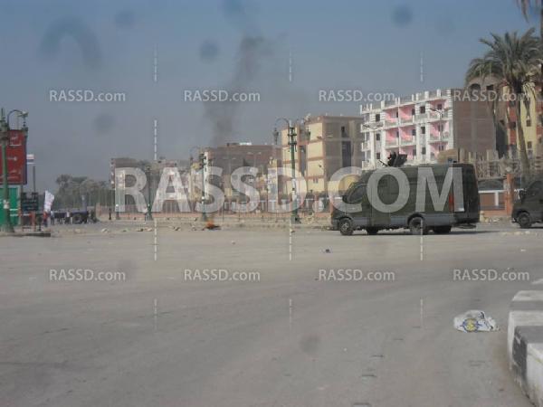 أمن الانقلاب يعتدى بالغاز على طلبة أزهر أسيوط ويدهس طالبا